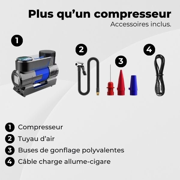 Compresseur d air voiture accessoires AirGo