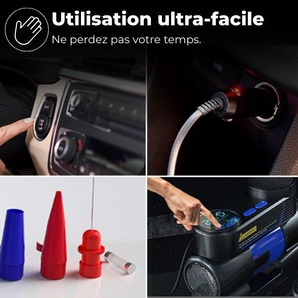 Compresseur d air voiture facile a utiliser AirGo