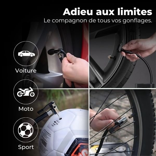 Gonfleur Pneu Voiture multifonction DriveAir