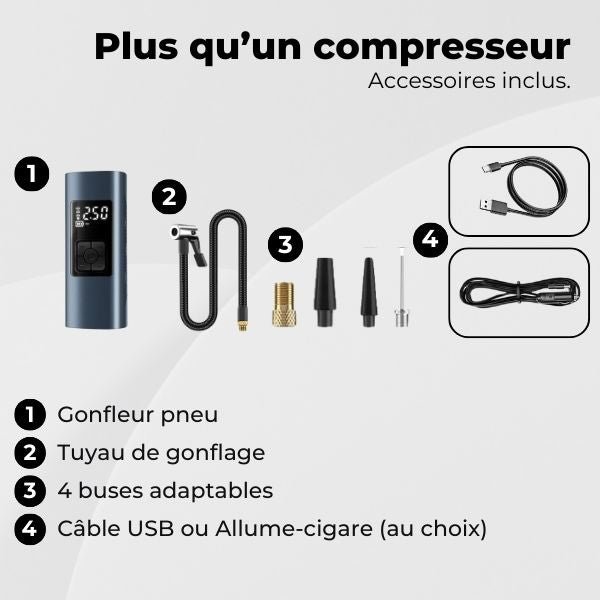Gonfleur Pneu accessoires Volt