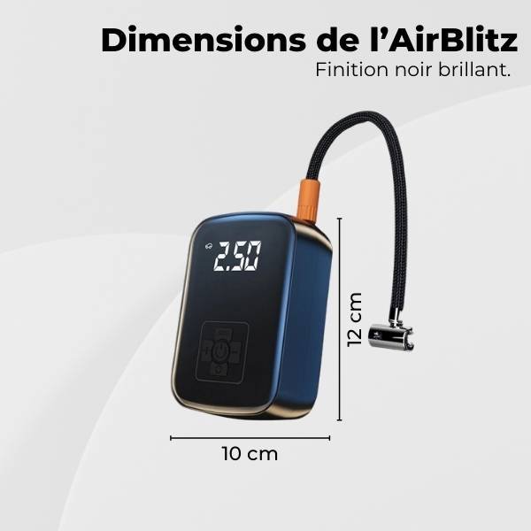 Gonfleur pneu voiture dimensions AirBlitz