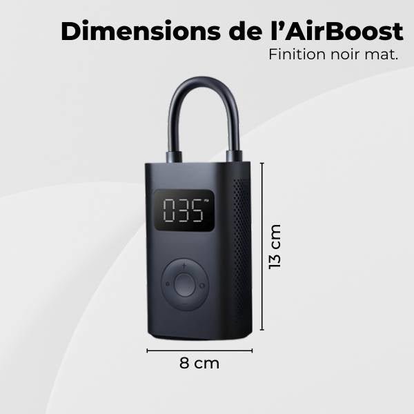 Gonfleur pneu voiture dimensions AirBoost