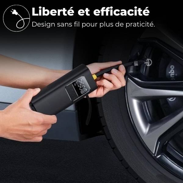 Gonfleur pneu voiture léger compact MaxPressure