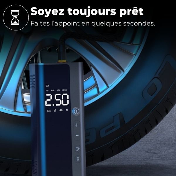 Gonfleur pour pneus rechargeable RoadRush