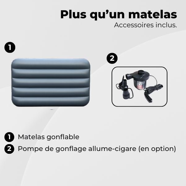 Matelas de voiture accessoires fournis AirCush