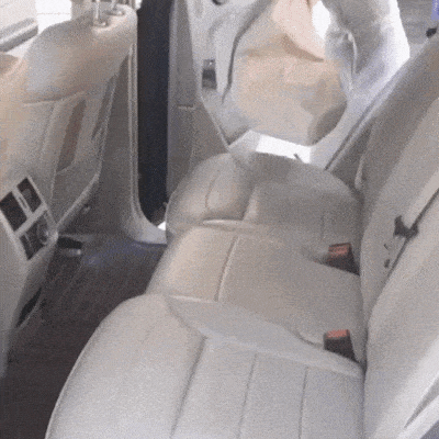 Matelas gonflable voiture GIF démonstration AirRelax