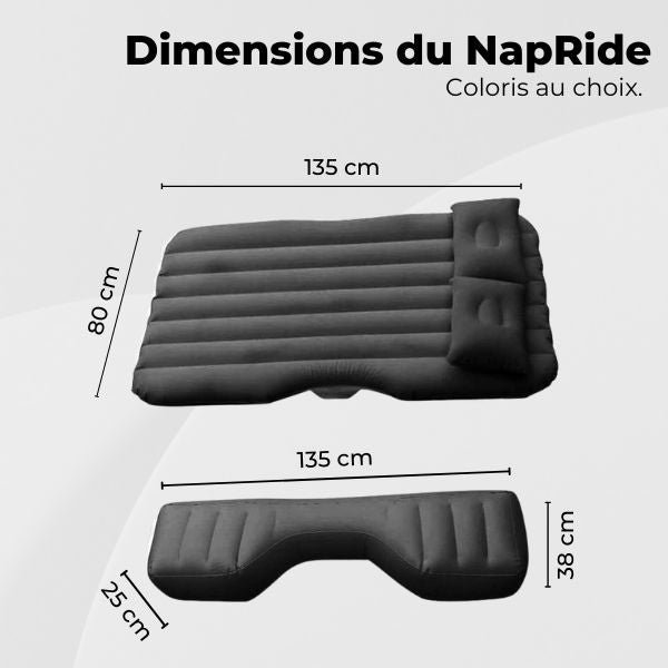 MATELAS VOITURE | NapRide™ 6 Matelas voiture dimensions NapRide