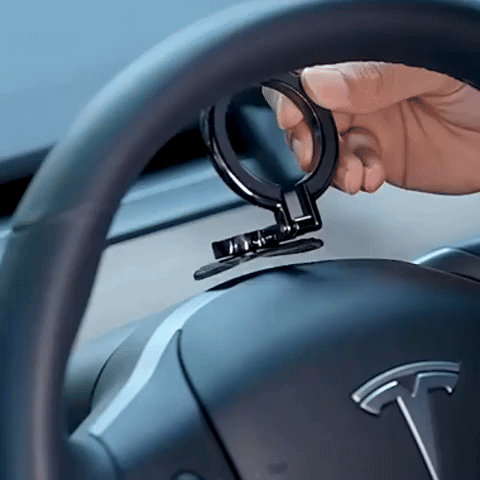 Support magnetique telephone voiture gif