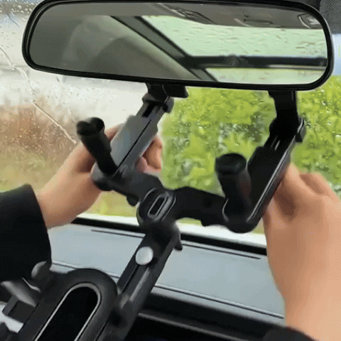 Support de Telephone pour Voiture| Rétroviseur 1 Support telephone retroviseur GIF