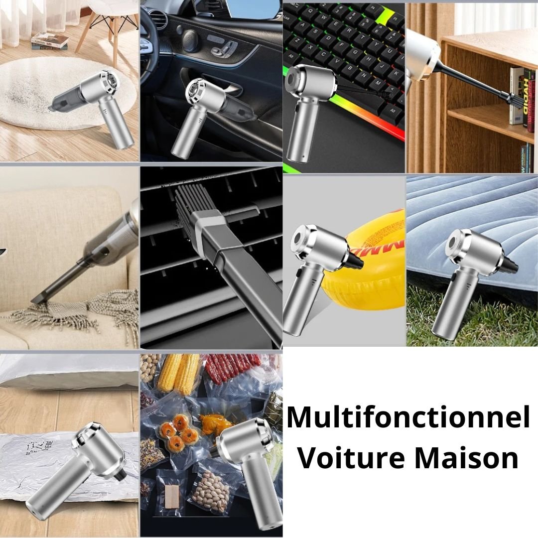 Aspirateur Voiture Sans Fil – Modèle Économique, Embout Long, Idéal Nettoyage Rapide 3 aspirateur-voiture-sans-fil-multifonctionnel-voiture-maison