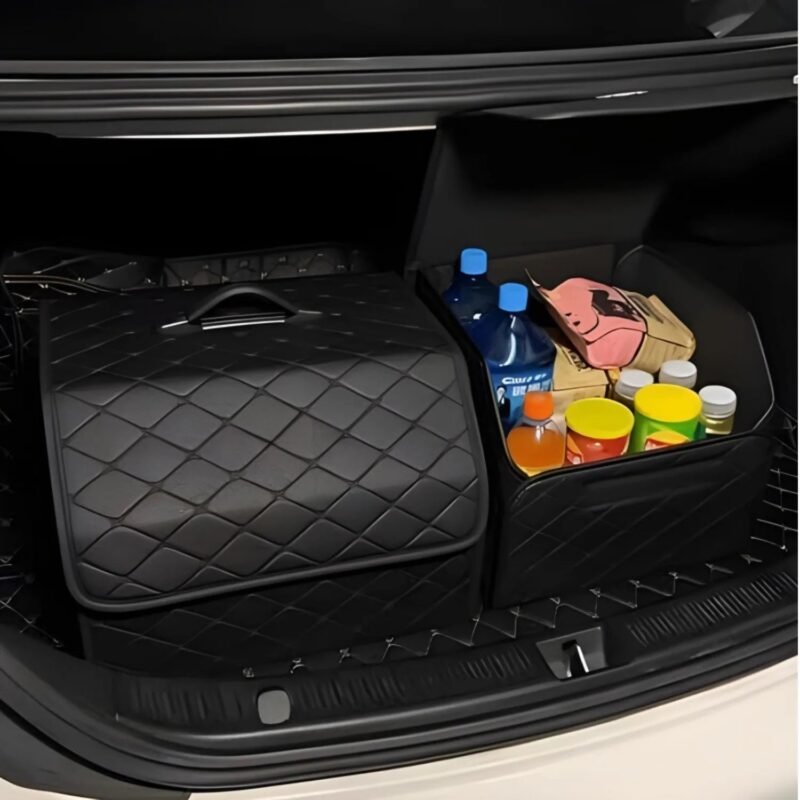 boite rangement voiture courses BlackVault