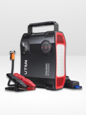 Gonfleur Pneu Voiture 4-en-1 – Compresseur Puissant + Booster | La Solution 4-en-1®