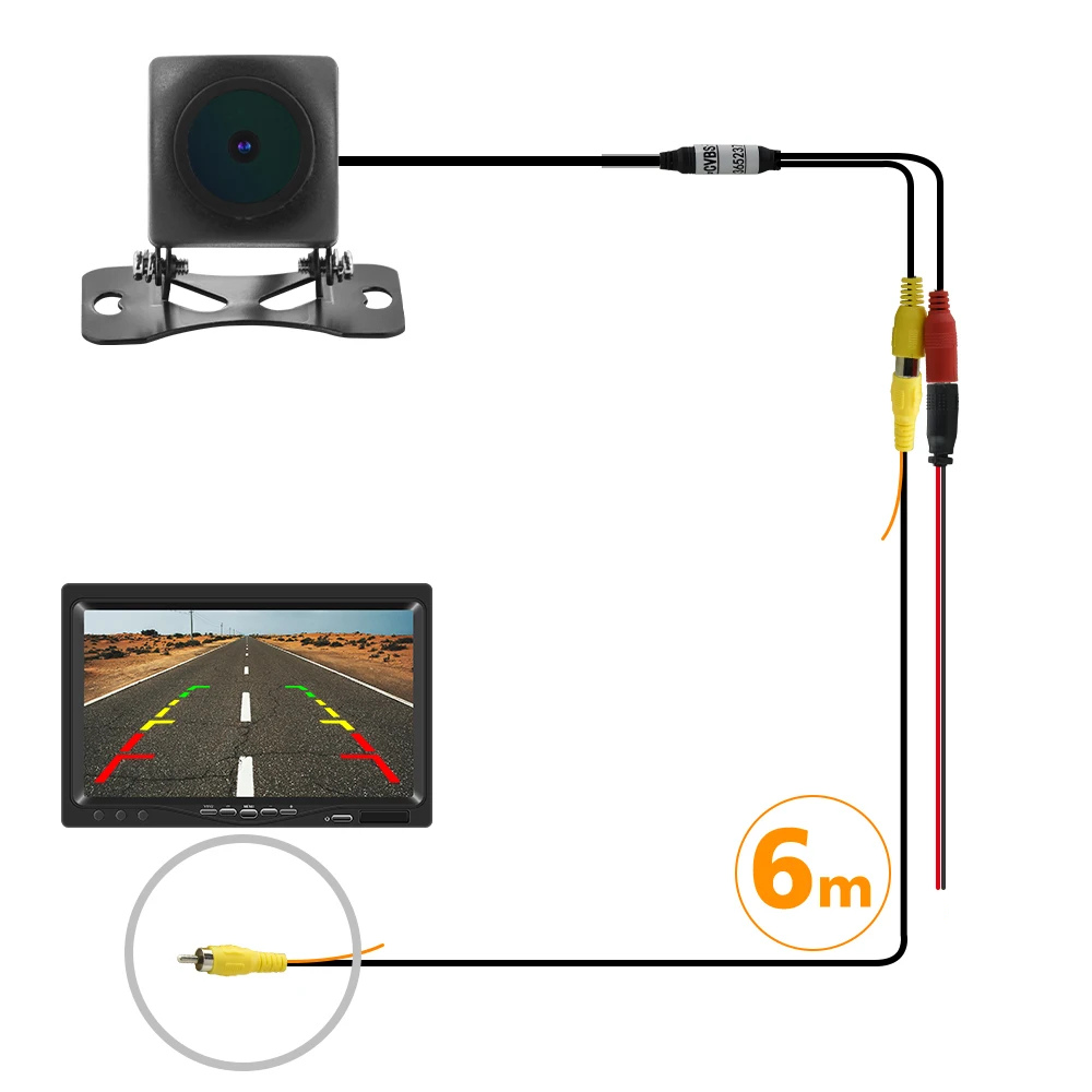 cAmera de recul CABLE 6M