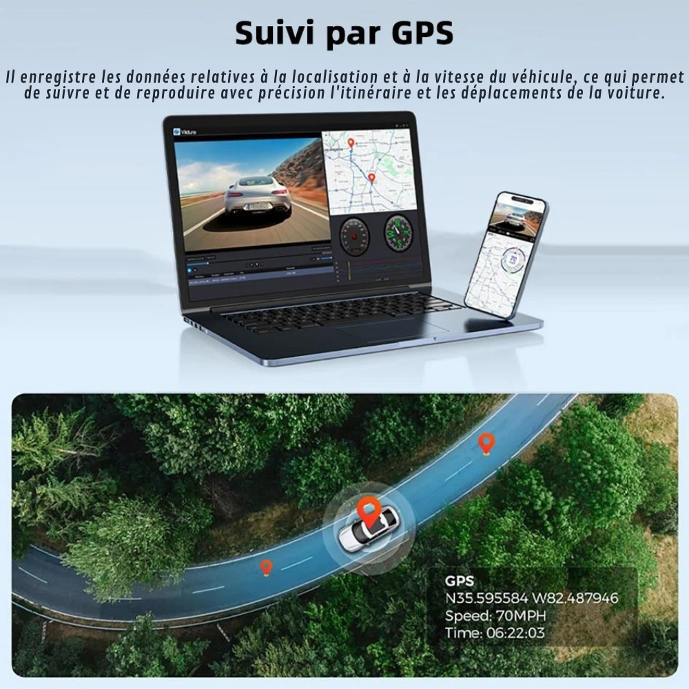 Caméra Embarquée 4K | Sécurité et Connectivité® 4 camera embarque 4k suivi gps