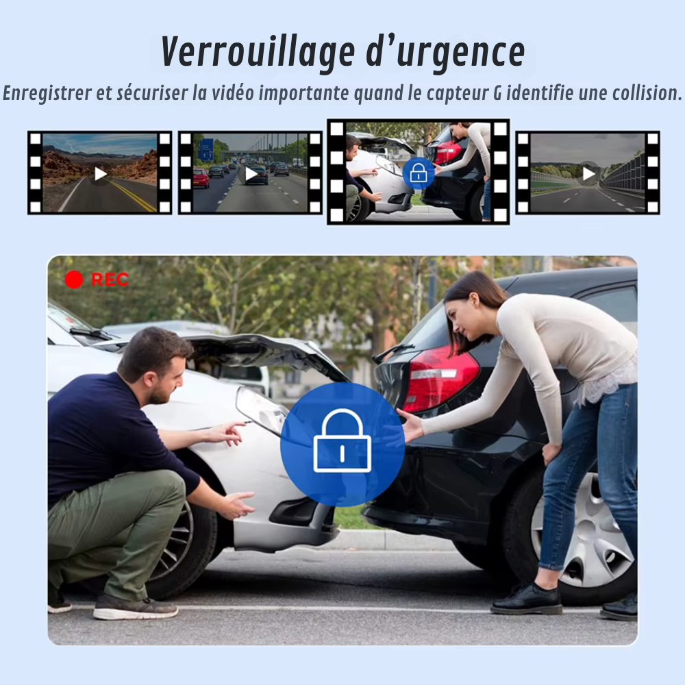 camera embarque 4k verrouillage d urgence g sensor