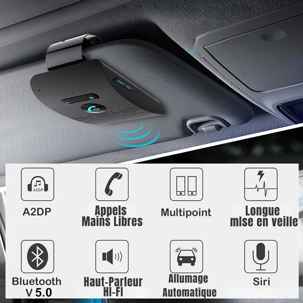 Haut-Parleur Bluetooth pour Voiture | Utile et Pratique ® 3 caracteristique haut parleur bluetooth voiture