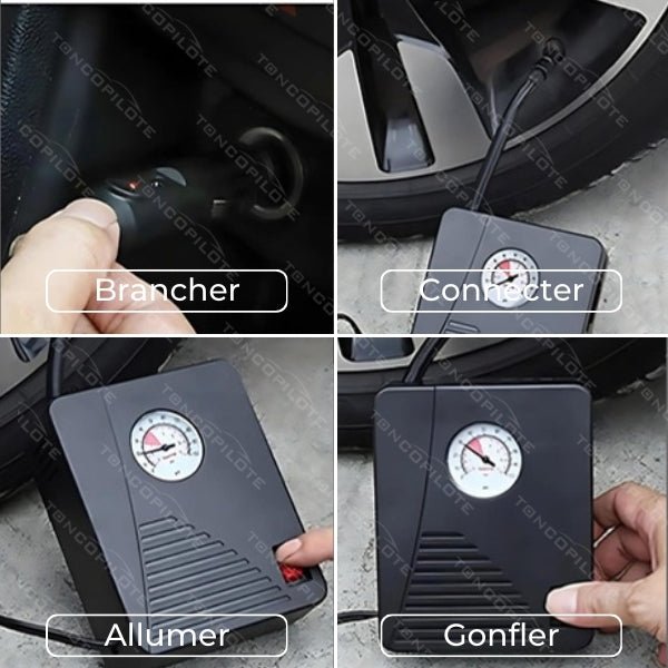compresseur voiture utilisation TyreSaver