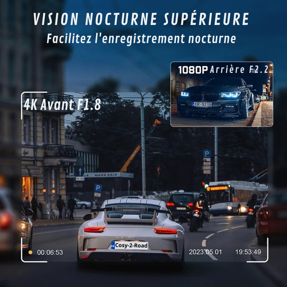dashcam 4k VISION NOCTURNE