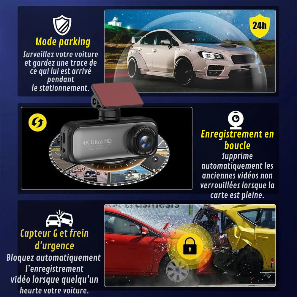 dashcam 4k VISION NOCTURNE 1