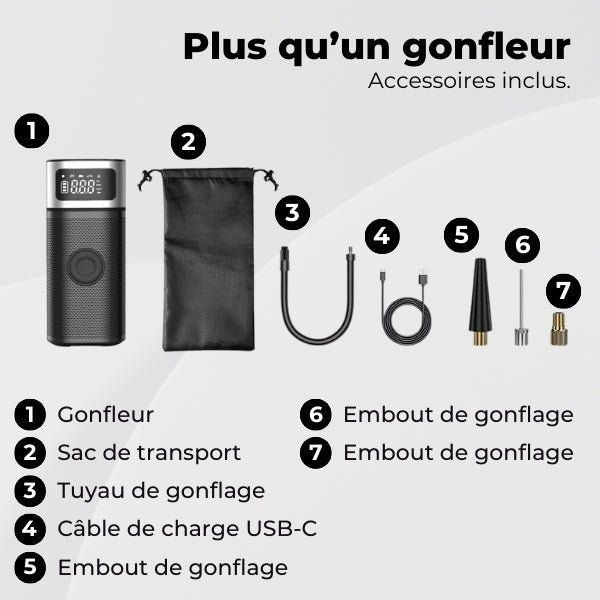 gonfleur accessoires RapidComp