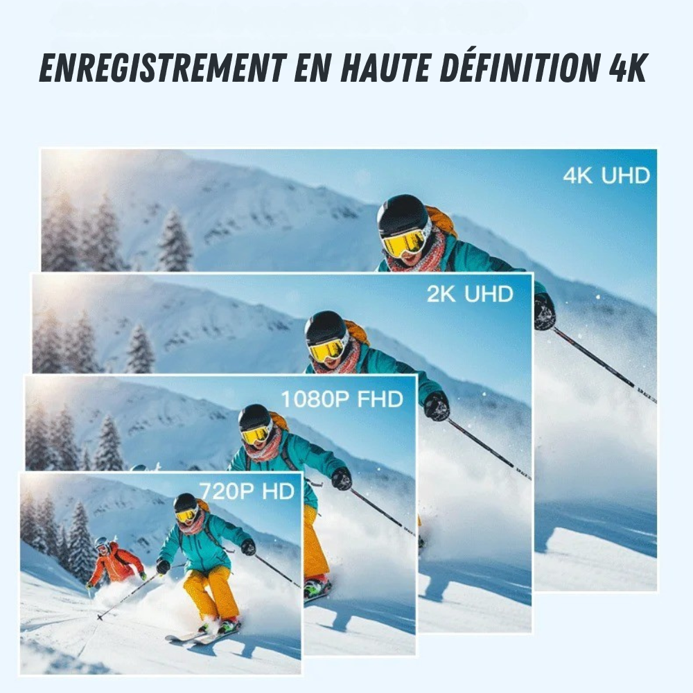 mini camera portable pov enregistrement 4k uhd