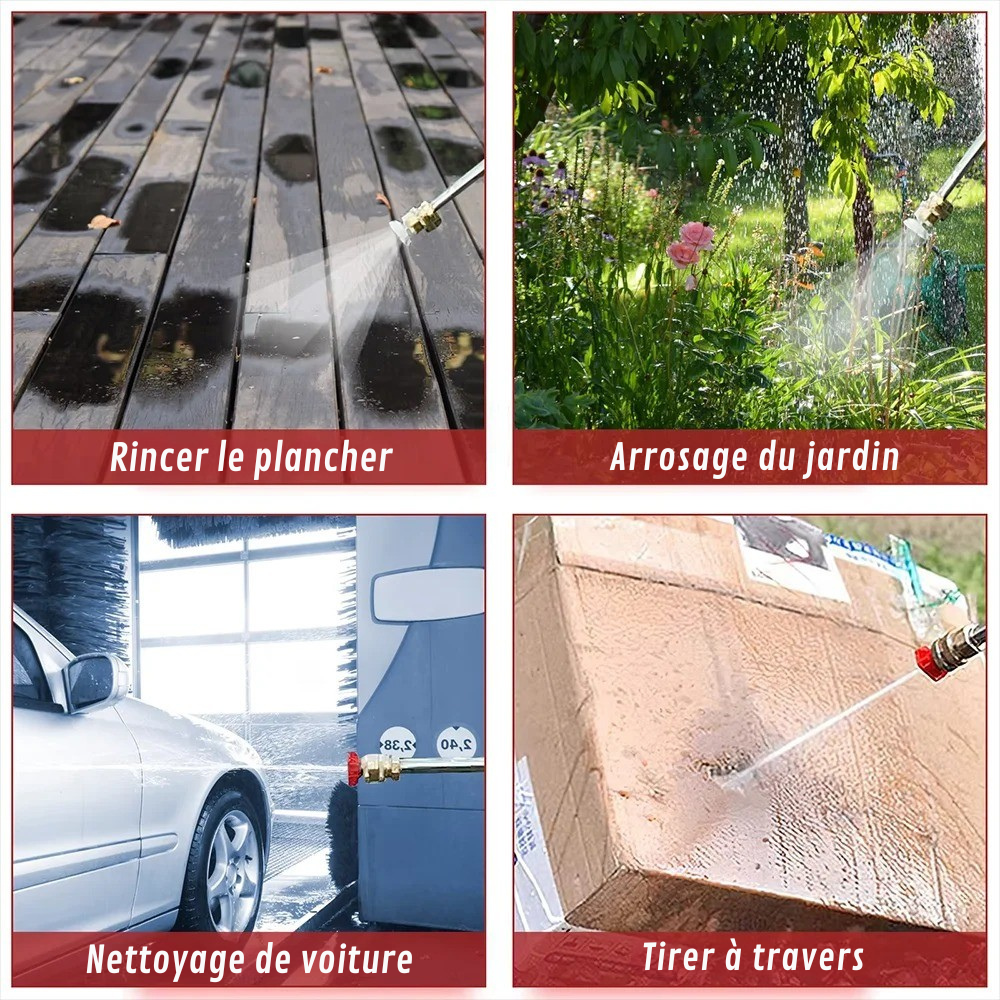 nettoyeur haute pression portable sans fil VOITURE JARDIN MUR VITRE