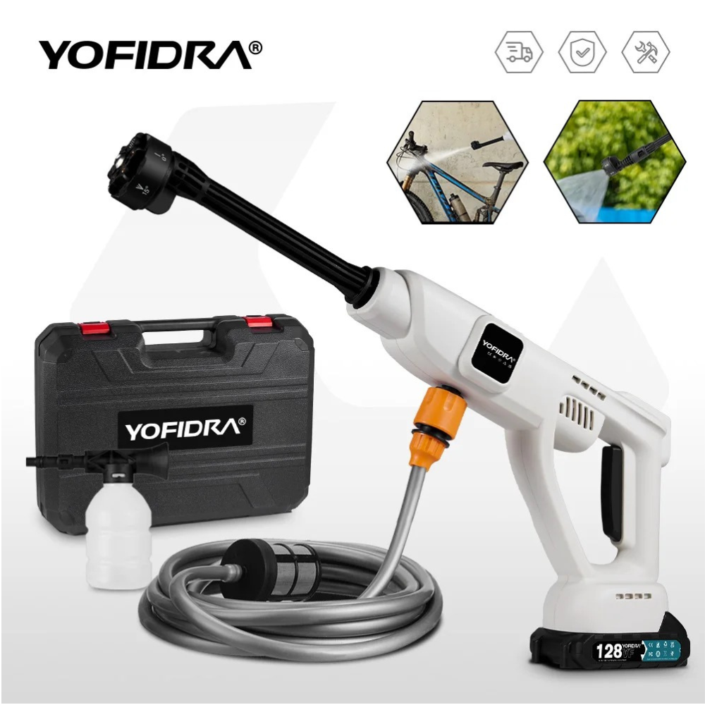 nettoyeur haute pression sur batterie 100 bars yofidra