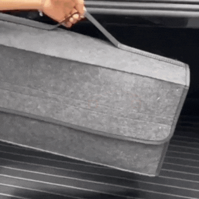 sac rangement coffre voiture FeltBox gif