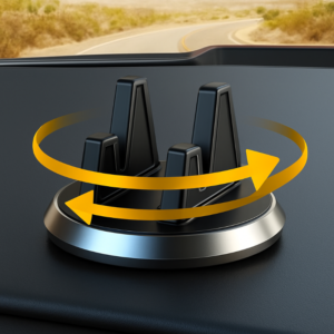 support telephone voiture rotatif simple